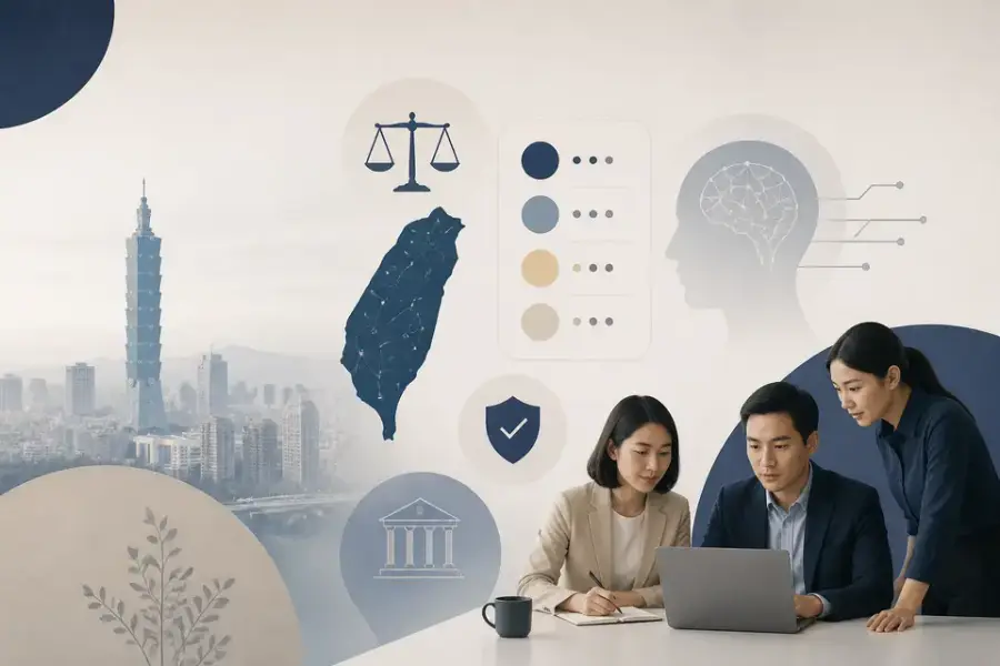 象徵 AI 基本法上路、企業治理與風險分類框架的政策與合規氛圍