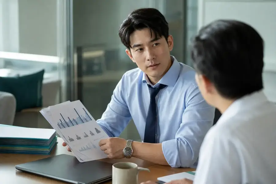 工廠煙囪排放白煙，象徵企業溫室氣體盤查與碳排放管理