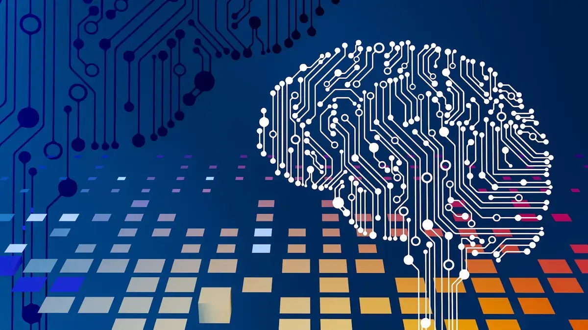 象徵 AI 大廠出資培育人才、把工具帶進非營利組織的抽象示意
