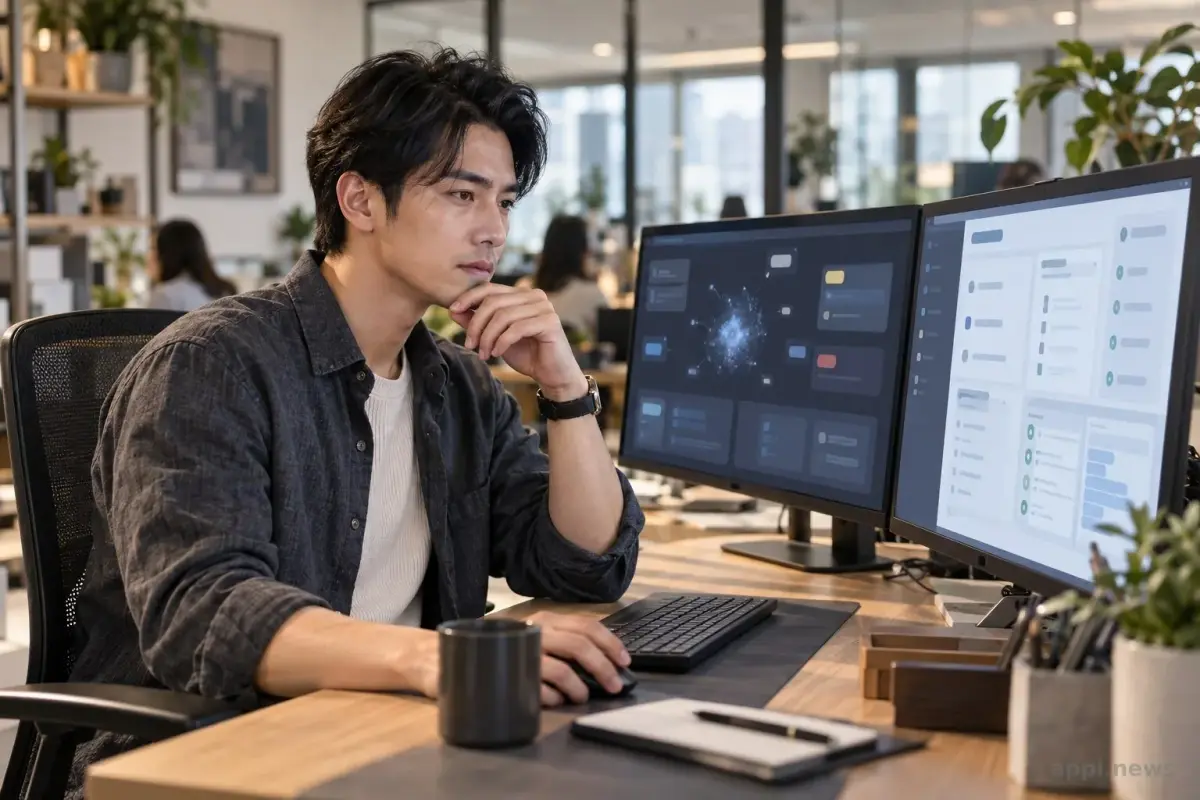 台灣辦公室裡的工程師比較臨時模型測試介面與具備文件和監控功能的企業 API 工作台