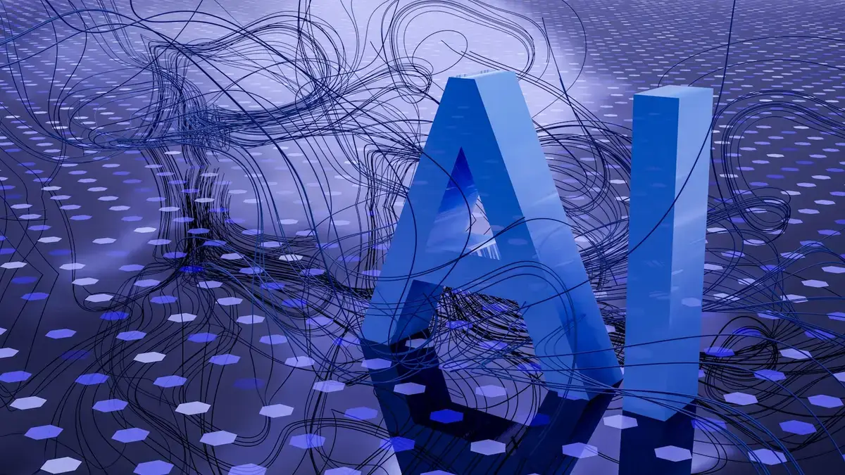 AI 應用程式、資料庫與醫療資料系統透過標準化連線相接的科技場景