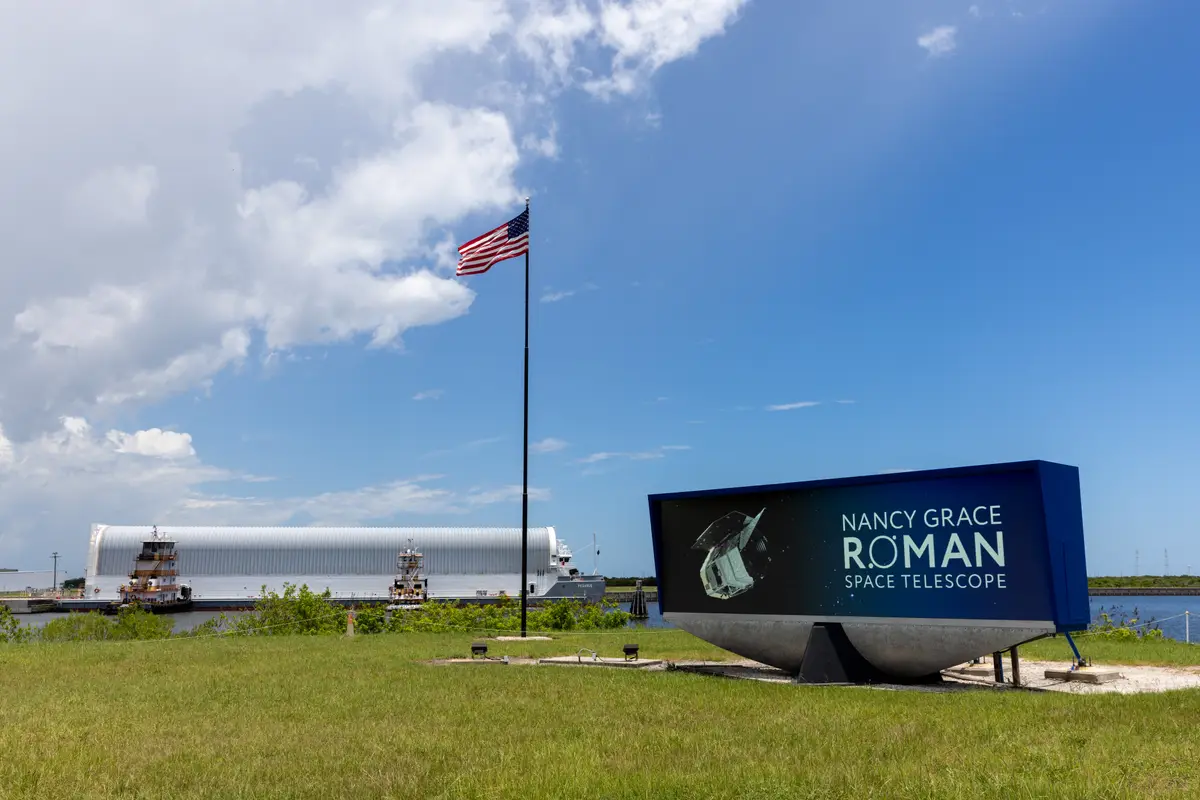 NASA's Nancy Grace Roman Space Telescope arrives at its Florida launch site