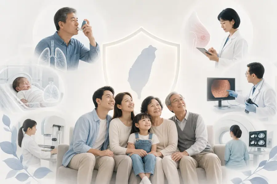台灣全民健保元旦起擴大給付多項保障升級民眾實質受益