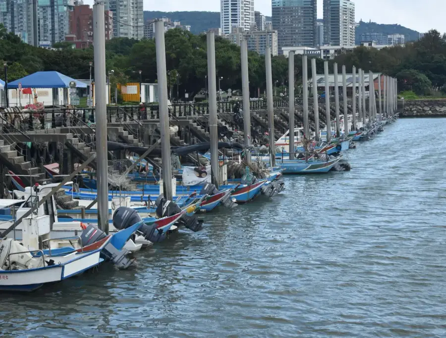 淡水八里河岸旅遊示意圖