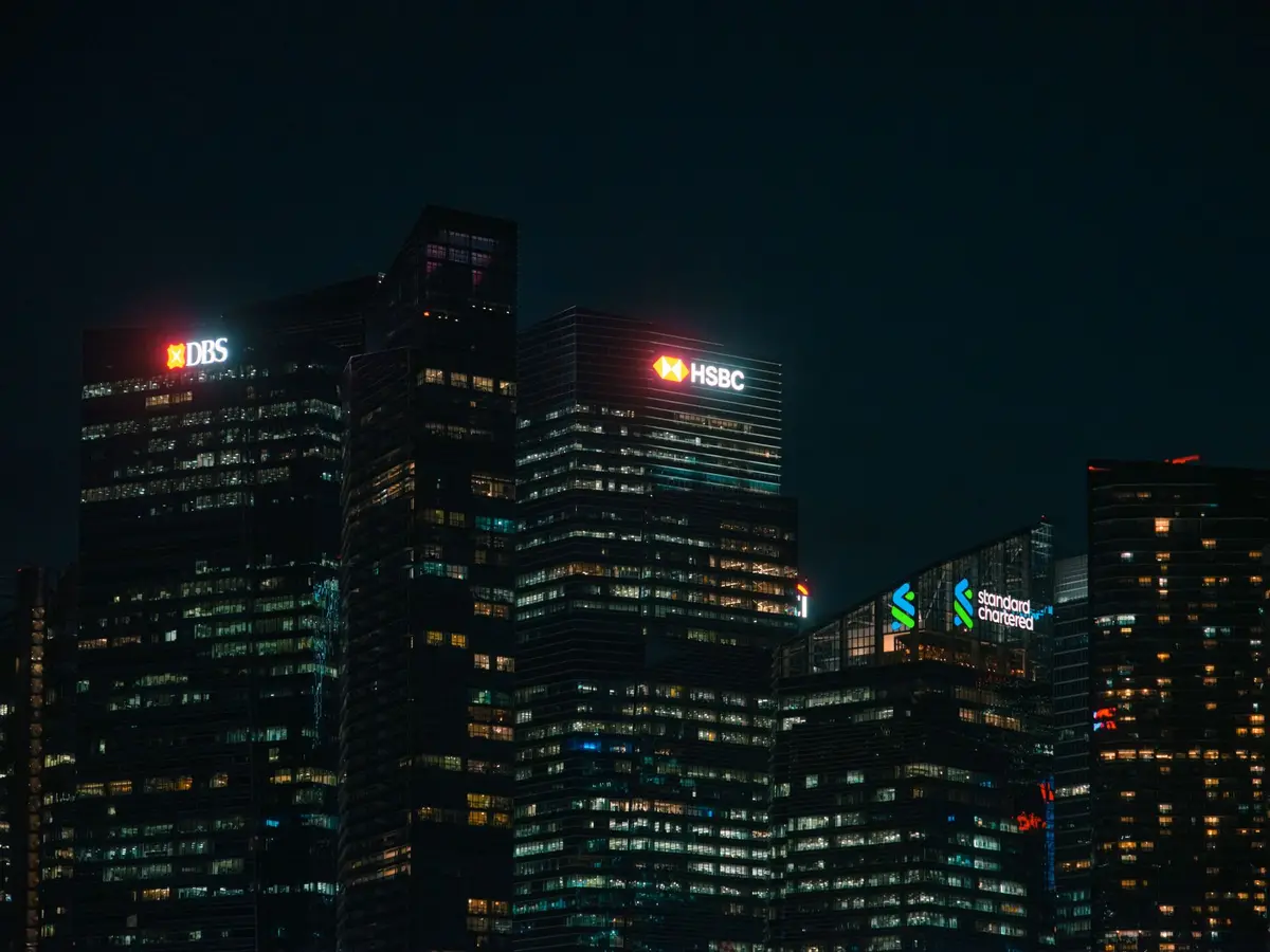 銀行辦公空間示意圖（非事發現場，示意圖）