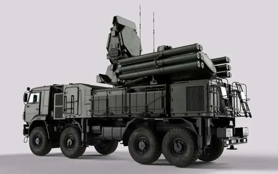 軍用防空飛彈發射系統示意圖