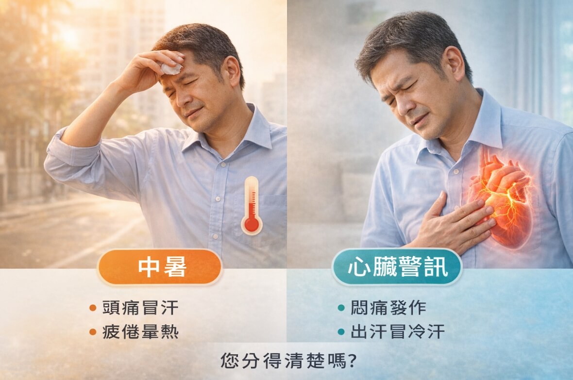 以為冬天才要顧心血管？高溫其實更容易踩到的 3 個風險