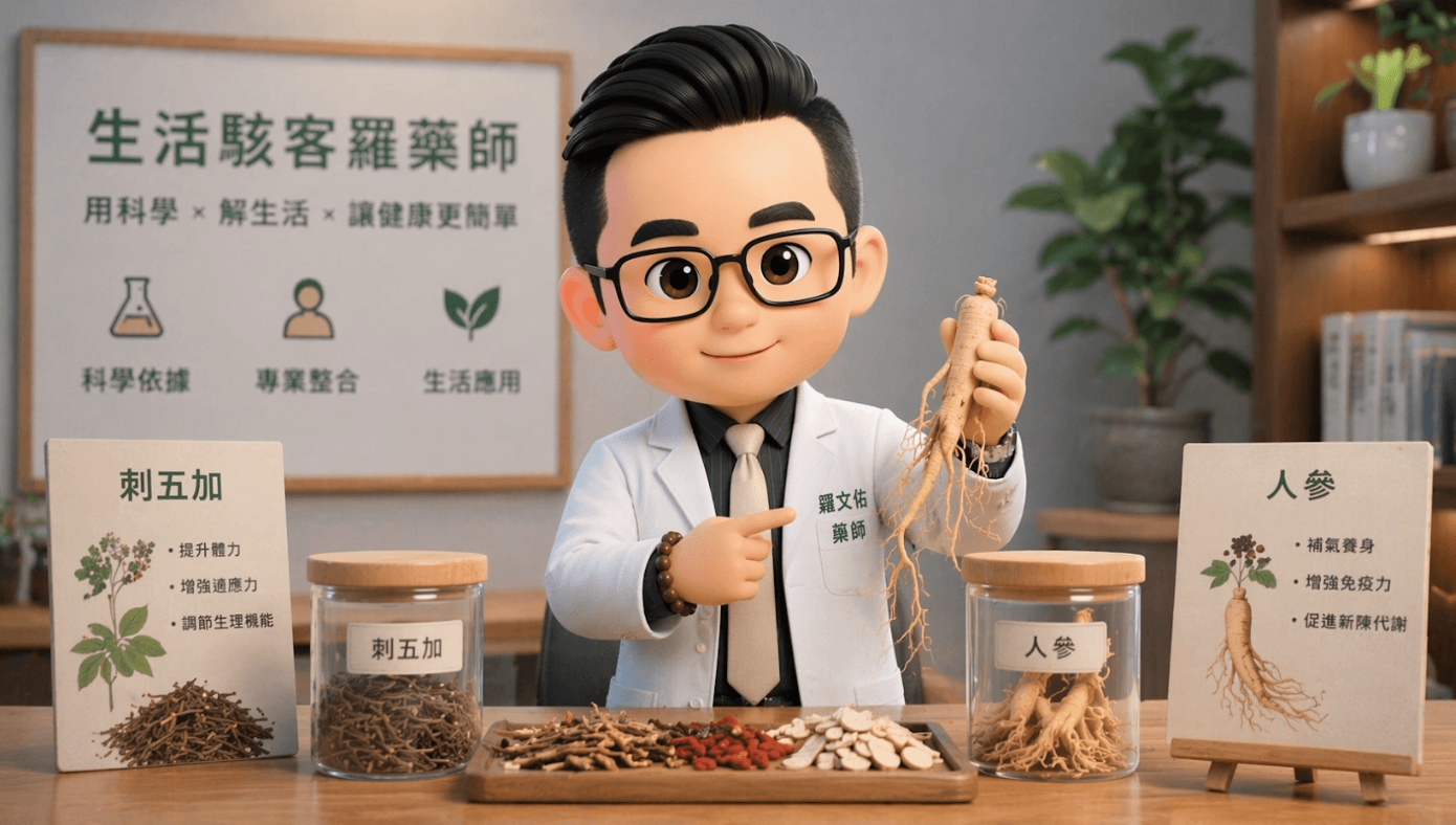 刺五加 vs 人參：誰更適合日常疲勞與壓力保養？