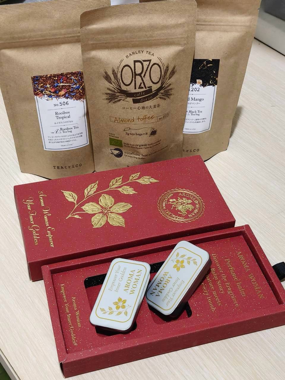 茶包、茶葉與香氣禮盒的生活美學陳列