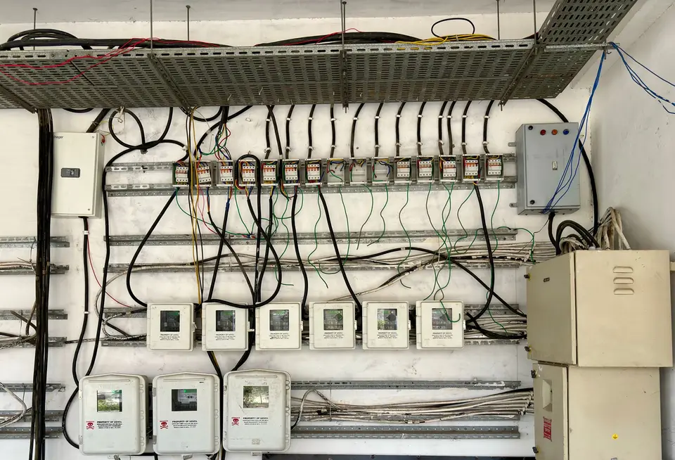 電力管理與統計資料畫面（示意圖）