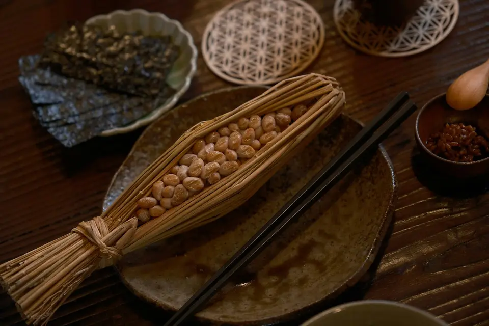 一碗傳統發酵納豆