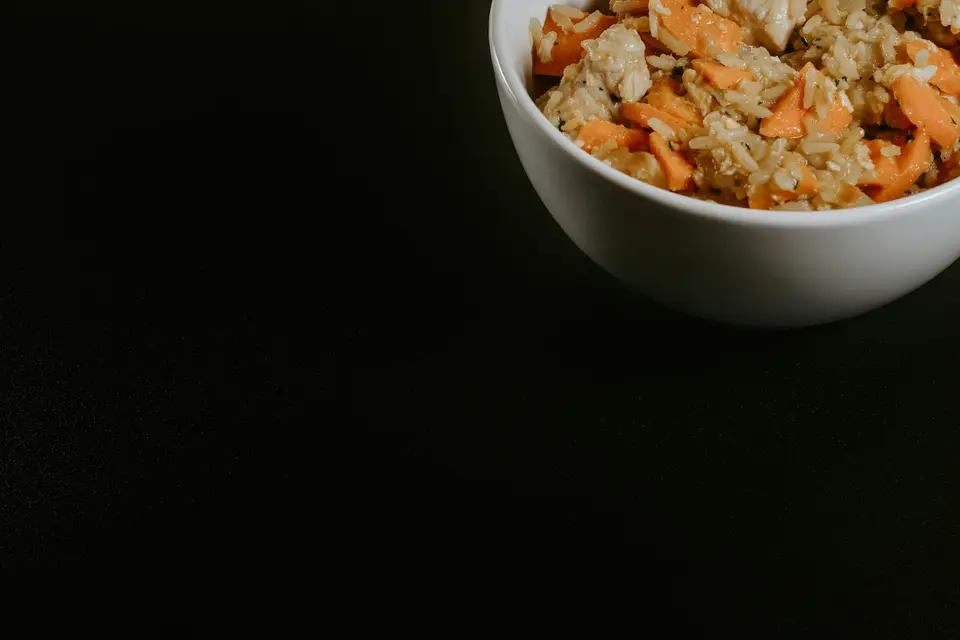 碗中盛有軟質餐食的飲食調整情境