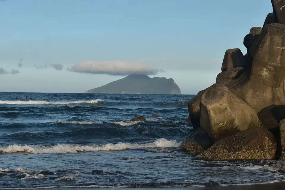 臺東外島綠島蘭嶼海邊風浪