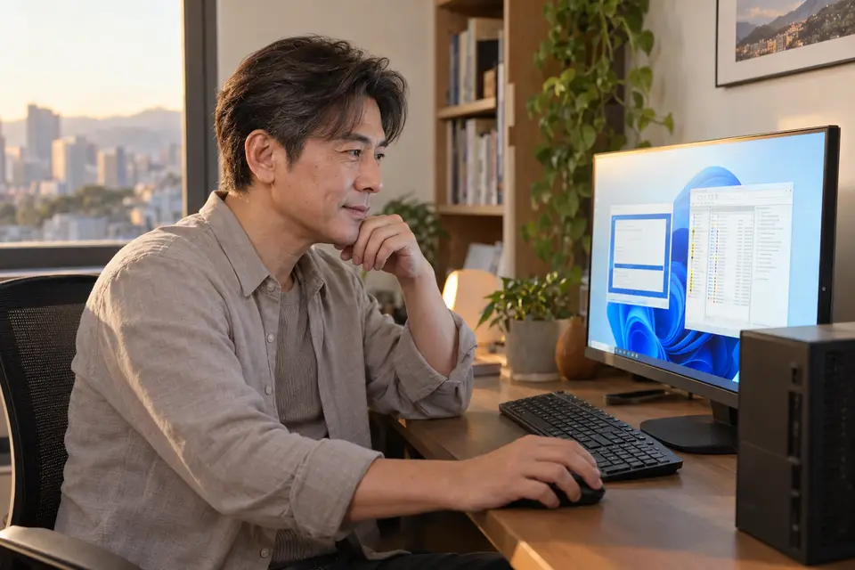 Windows 11 記憶體診斷測試畫面與事件檢視器結果，象徵內建檢查流程
